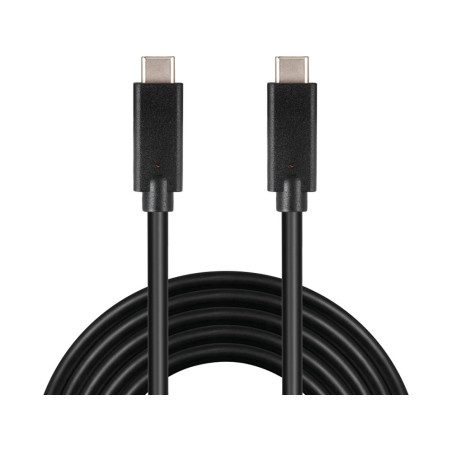 PremiumCord USB-C kábel (USB 3.1 gen 2, 3A, 10Gbit/s) čierny, 2m