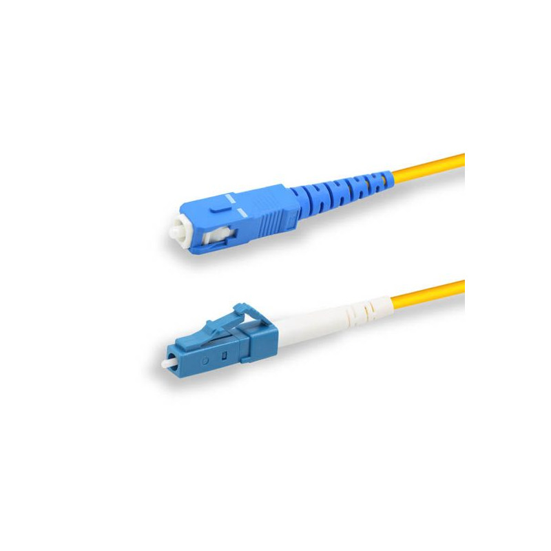 Optický patch kábel SIMPLEX, LC/UPC-SC/UPC 9/125um SM, 2m, OS2