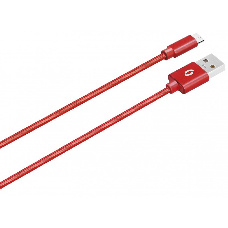 ALIGATOR PREMIUM 2A kábel, Micro USB 50cm, červený
