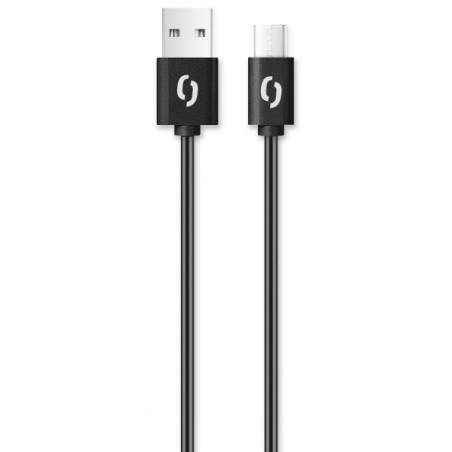 ALIGATOR Dátový kábel POWER 3A, USB-C 1m čierny
