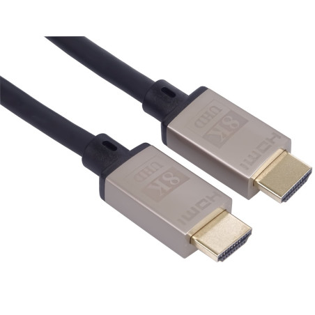 PremiumCord HDMI 2.1 High Speed + Ethernet kábel 8K @ 60Hz, pozlátené 1,5 m