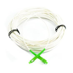 SC/APC - SC/APC simplex 9/125 SM 0,5 arm.biely 3mm B3 LSZH