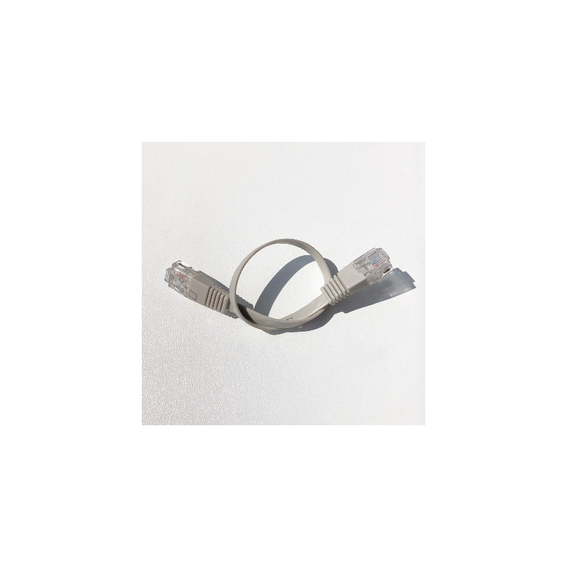 DATACOM Patch cord UTP CAT6 0,25m šedý FLAT plochý