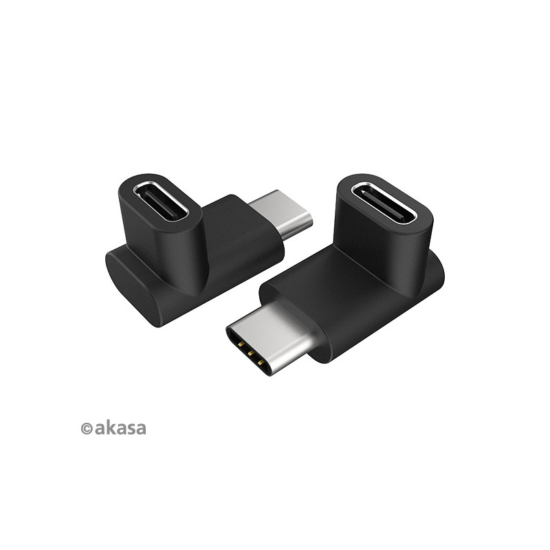 AKASA - 90 ° USB 3.1 Gen 2 Type-C na Type-C 2 ks