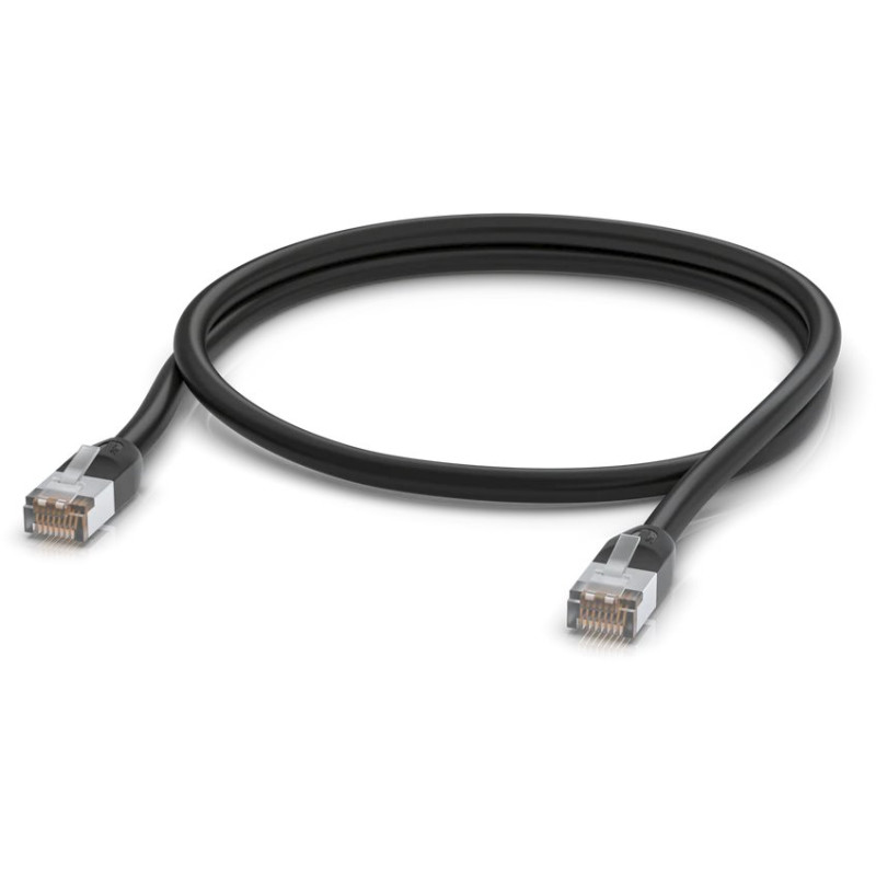 Ubiquiti UACC-Cable-Patch-Outdoor-1M-BK, Vonkajší UniFi patch kábel, 1m, Cat5e, černý