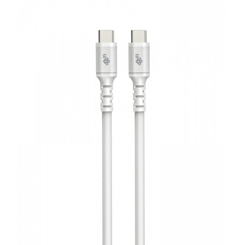 TB USB-C kábel biely 60W 2m