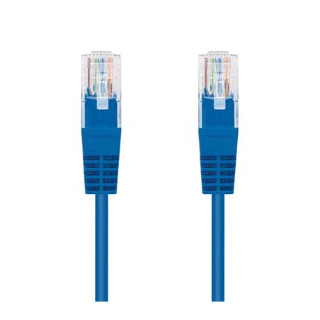 Kábel C-TECH patchcord Cat5e, UTP, modrý, 2m