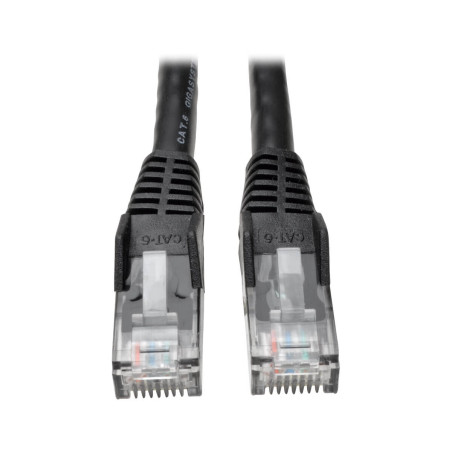 Ethernetový kábel Cat6 Gigabit Snagless Molded (UTP) (RJ45 Samec/Samec), čierna, 3.05m