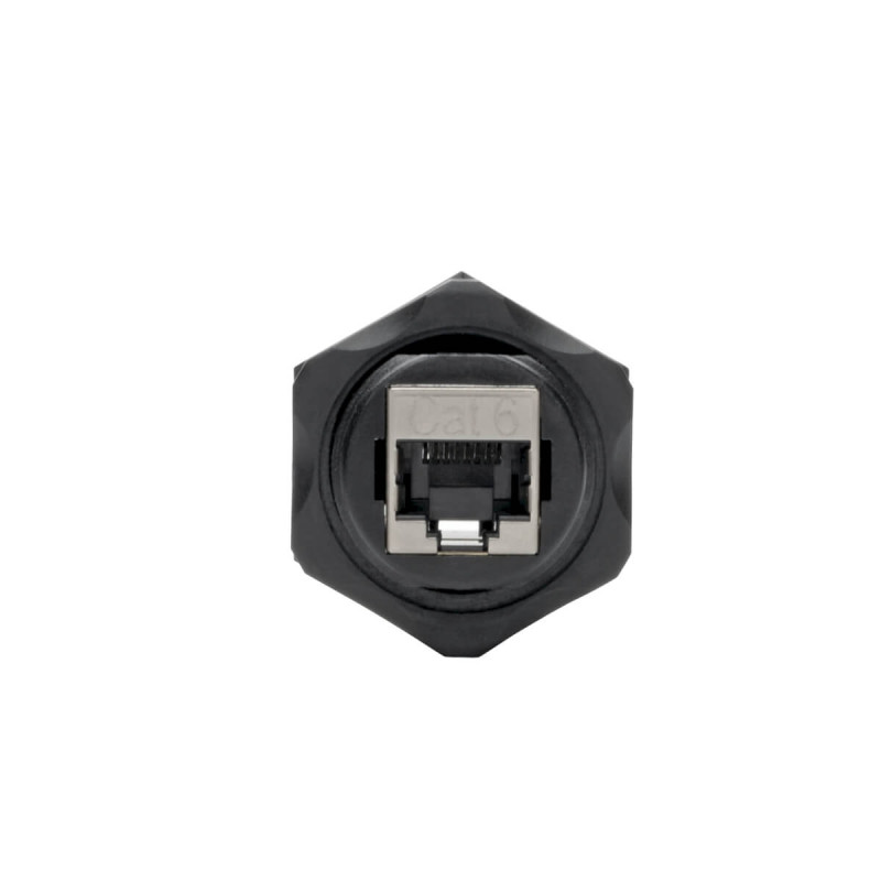 Spojka, pripojenie Ethernet zariadenia v priemysle, IP68, montáž do panelu, Cat5/Cat6 Samice/Samice