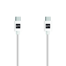 ER POWER kábel USB-C/C 3A 60W 200cm biely