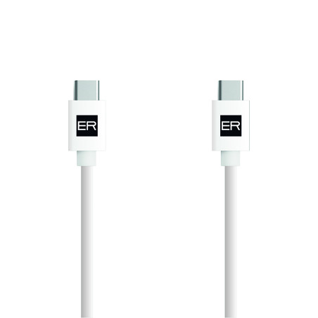 ER POWER kábel USB-C/C 3A 60W 200cm biely