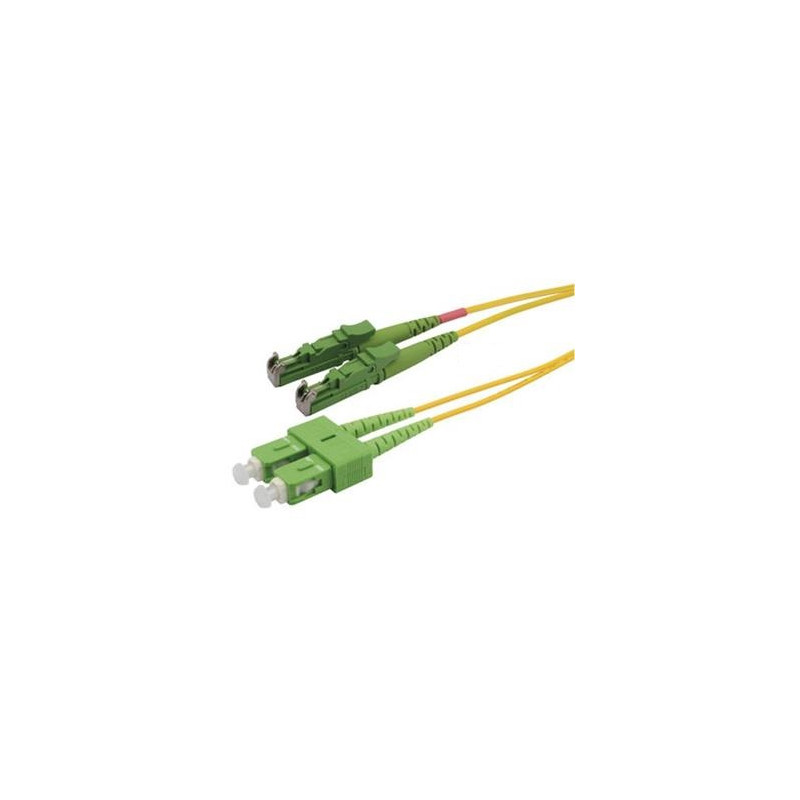 Patchcord FO Duplex E2000/APC-SC/APC 9/125um 1m