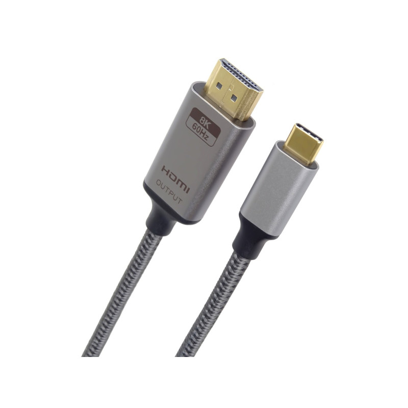 PremiumCord USB-C na HDMI, 2m, 8K @ 60Hz, 4K @ 144Hz