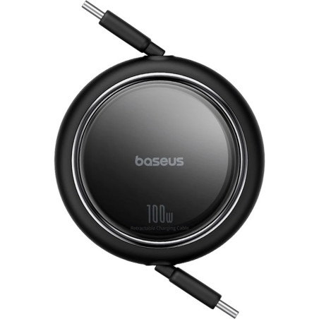 Baseus Dátový kábel Free2Draw mini USB-C/USB-C 1m 100W čierny