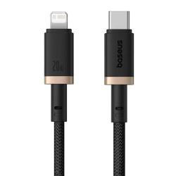 Baseus Rýchlonabíjací kábel Dura USB/Lightning 2m 20W černo zlatý
