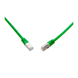 SOLARIX 10G patchkábel CAT6A SFTP LSOH 1m, zelený
