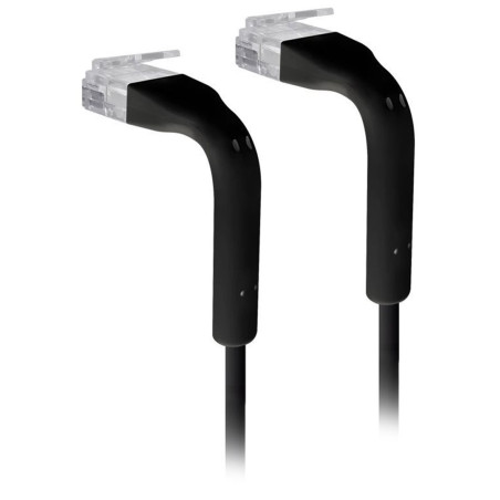 Ubiquiti U-Cable-Patch-RJ45-BK-50, Ethernet Patch Kábel, 0,1m (0,22m s konektormi), Cat6, čierny (50ks)