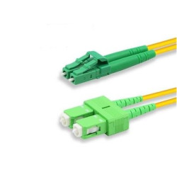 Patchcord FO duplex LC/APC-SC/APC 9/125um SM, 3m, OS2, 1,8mm