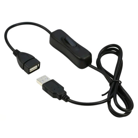 PremiumCord predlž. s vyp. USB M/F 1m