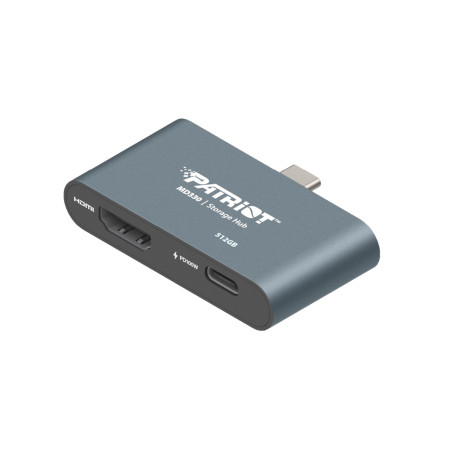 512GB Patriot HUB + úložisko MD300 USB-C+ HDMI