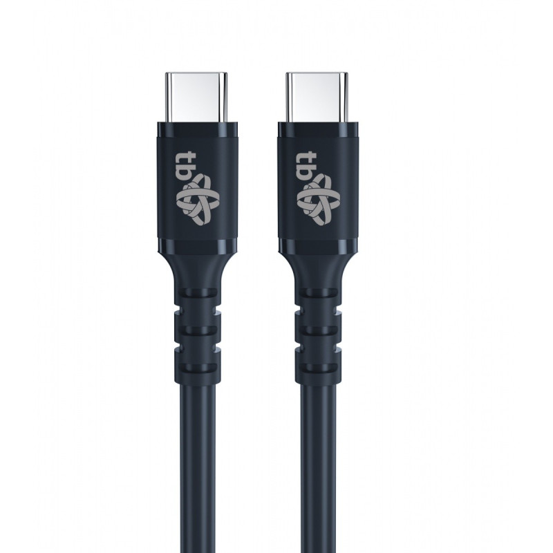 TB USB C - USB C kábel 50cm silicone black