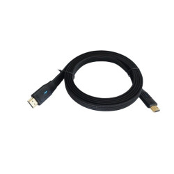 TB HDMI kábel 2v1 flat, čierny, 3m