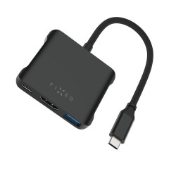 5-port hliníkový USB-C FIXED HUB, 140W, PD3.1