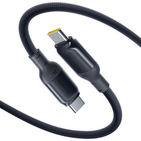 Baseus PicoGo Fast Charging Dátový Kábel USB-C - USB-C 240W 1m Cosmic Black