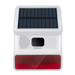 EVOLVEO bezd. siréna so solárnym napájaním pre SecuPro