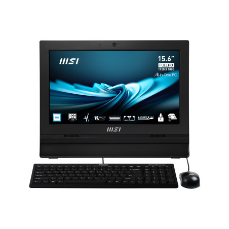 MSI PRO/AP162T ADL-04SCZ/15,6''/FHD/T/N100/4GB/128GB SSD/UHD/W11P/Čierna/3R