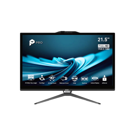 MSI PRO/AP222T 14MA-668EU/21,5''/FHD/T/G7400/8GB/128GB/Intel int/W11P/Čierna/3R