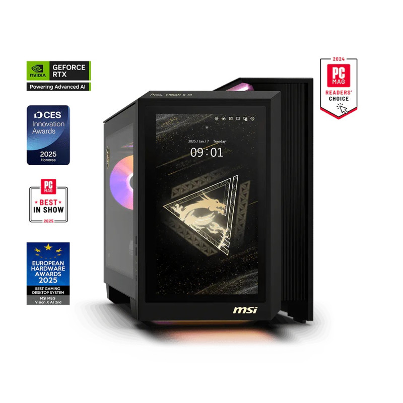 MSI MEG Vision X/AI 2NVV7-405EU/Tower/U7-270KP/64GB/2TB/RTX 5080/W11H/3R