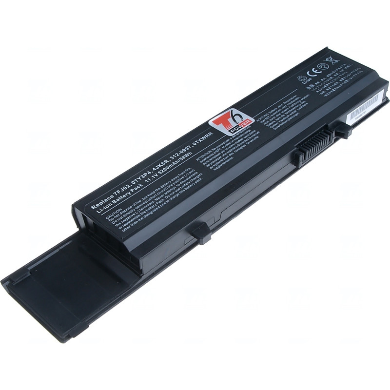 Batérie T6 Power pre Dell Vostro 3400, 3500, 3700 séria, 5200mAh, 58Wh, 6cell