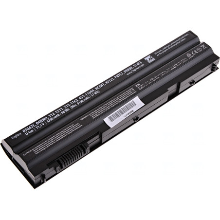 Batérie T6 Power Dell Latitude E6420, E6430, E6520, E6530, E5420, E5430, E5520, 5200mAh, 58Wh, 6cell
