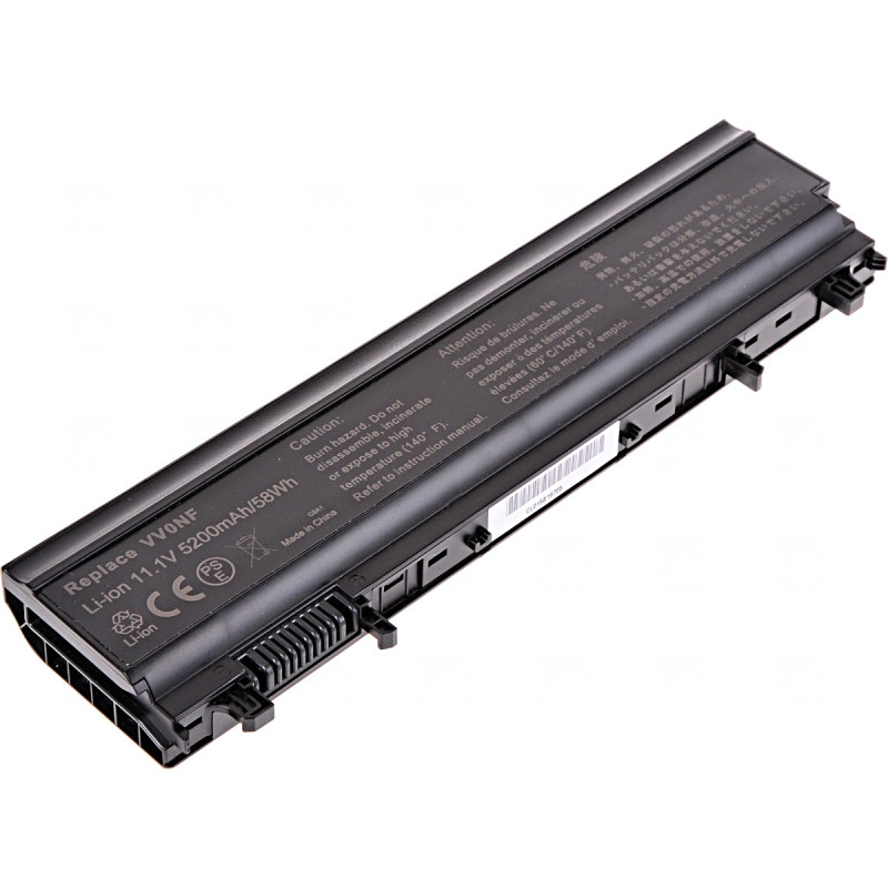 Batérie T6 Power pre Dell Latitude E5440, Latitude E5540, 5200mAh, 58Wh, 6cell