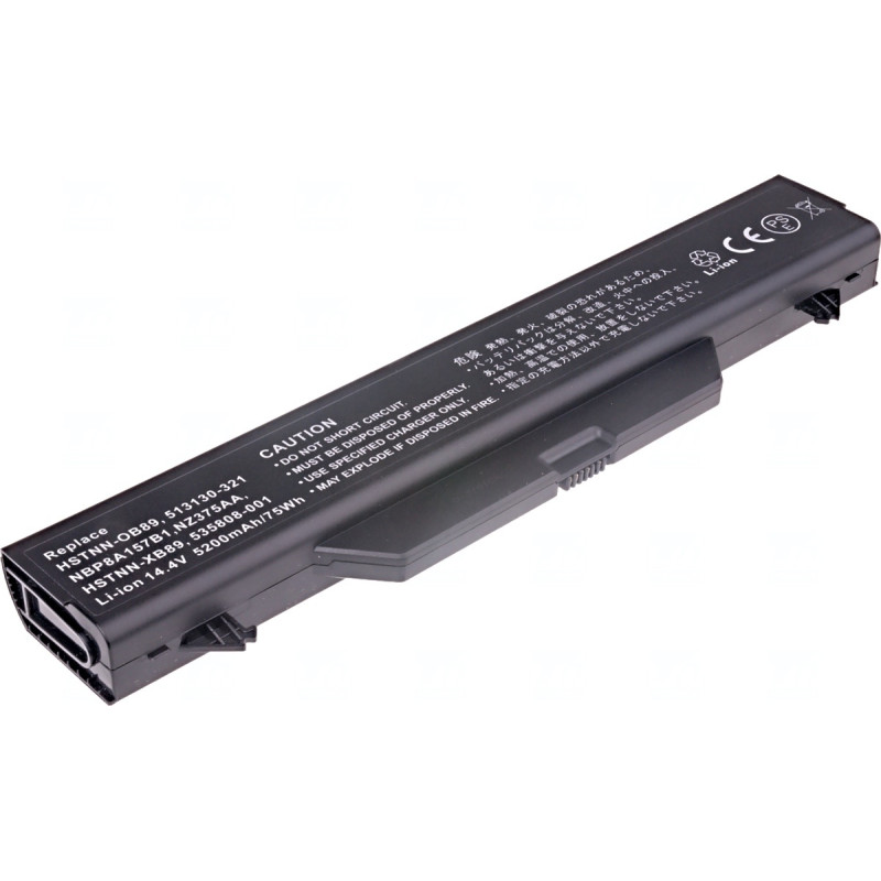 Batérie T6 Power HP ProBook 4510s, 4515s, 4710s, 4720s, 5200mAh, 75Wh, 8cell