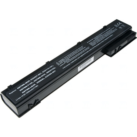 Batérie T6 Power pre HP EliteBook 8560w, 8570w, 8760w, 8770w, 5200mAh, 77Wh, 8cell