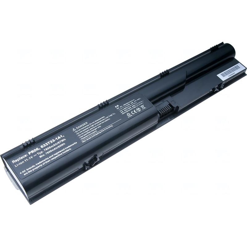 Batérie T6 power HP ProBook 4330s, 4430s, 4435s, 4440s, 4530s, 4535s, 4540s, 4545s, 9cell, 7800mAh