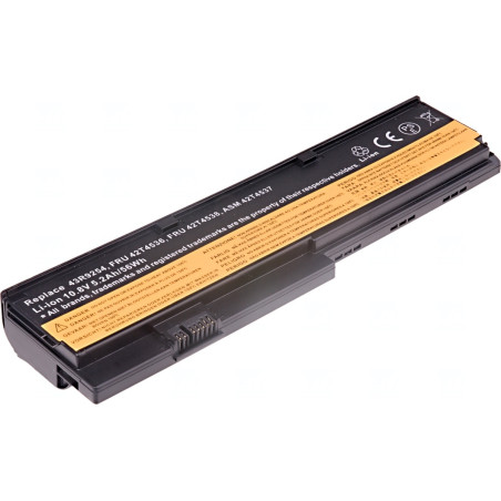 Batérie T6 Power Lenovo ThinkPad X200, X200, X201, X201, X201, 5200mAh, 56Wh, 6cell
