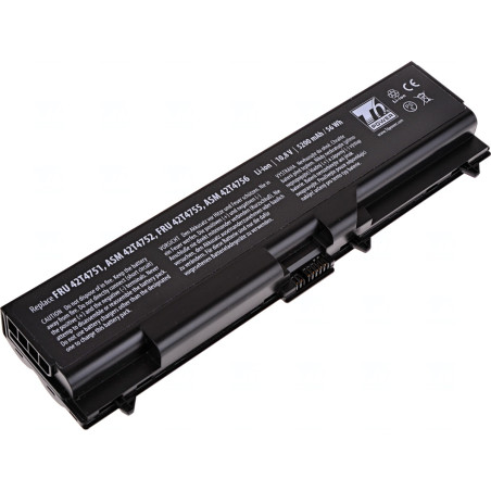 Batérie T6 Power Lenovo ThinkPad T410, T420, T510, T520, L410, L420, L510, 5200mAh, 56Wh, 6cell