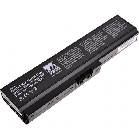 Batérie T6 Power Toshiba Satellite A660, C650, L510, L630, L650, L670, U400, 5200mAh, 56Wh, 6cell