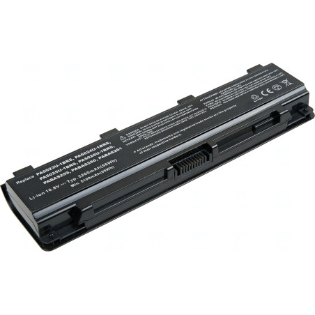Batérie T6 Power pre Toshiba Satellite C50, C70, C800, C850, L70, L800, P800, 5200mAh, 56Wh, 6cell