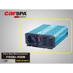 Menič napätia Carspa P400U-122 12V/230V+USB 400W, čistá sínusovka