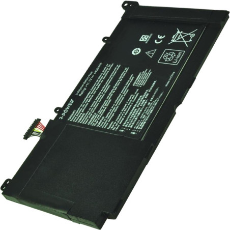 2-POWER Batérie 11,1V 4400mAh pre Asus K551L, K551LB, K551LN, R551L, S551L, S551LB, S551LN