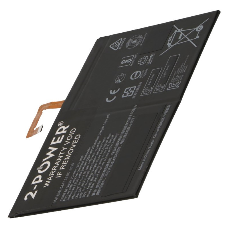 2-POWER Batérie 3,8V 7000mAh pre Lenovo Tab 2 A10-70L, Lenovo A10-30-2, Lenovo TAB-10