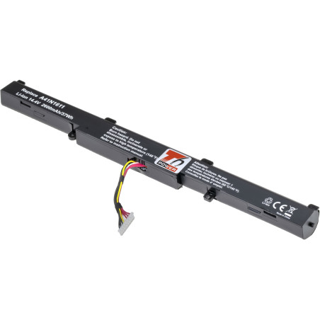 Batérie T6 Power pre Asus GL752, N552, N752, FX553, G553, GL553, 2600mAh, 37Wh, 4cell, Li-ion