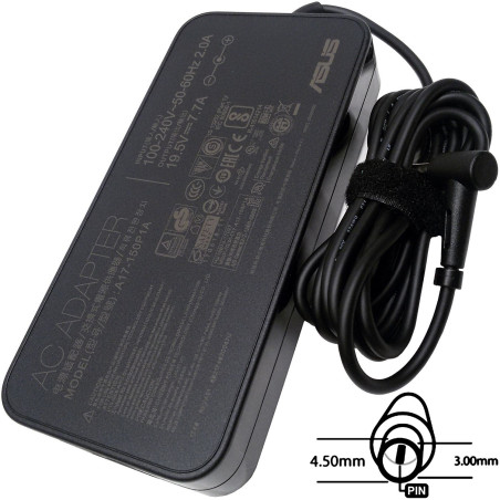 ASUS orig. adaptér 150 W 19,5 V/20 V (4,5 PHI)