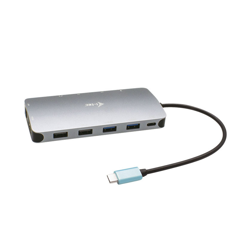 i-tec USB-C Metal Nano 3x Display Docking Station, Power Delivery 100 W