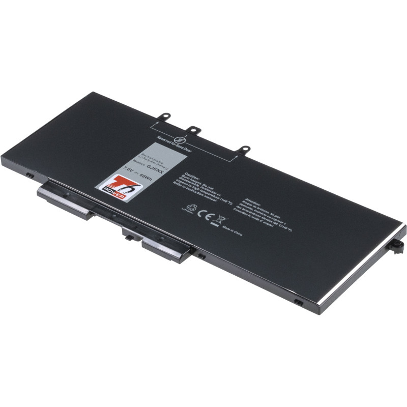 Batéria T6 Power pre Dell Latitude 5280, 5290, 5480, 5490, 5580, 5590, 8950mAh, 68Wh, 4cell, Li-pol