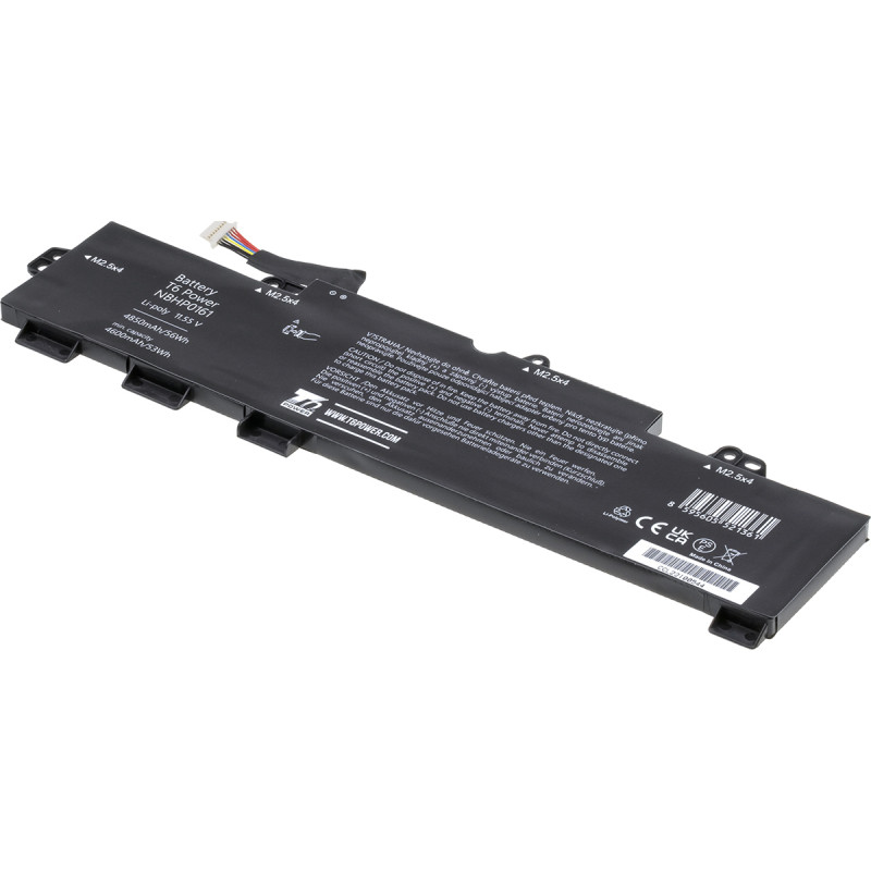 Batérie T6 Power HP EliteBook 755 G5, 850 G5, 850 G6, ZBook 15u G5, 4850mAh, 56Wh, 3cell, Li-pol